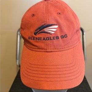 Gleneagles GC Golf Hat Ouray Sportswear Orange Adjustable Cap